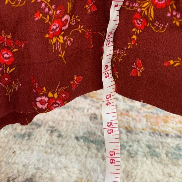 Madewell Apron Bow-Back Cropped Jumpsuit in Windowbox Floral | Size 10 - Picture 10 of 10